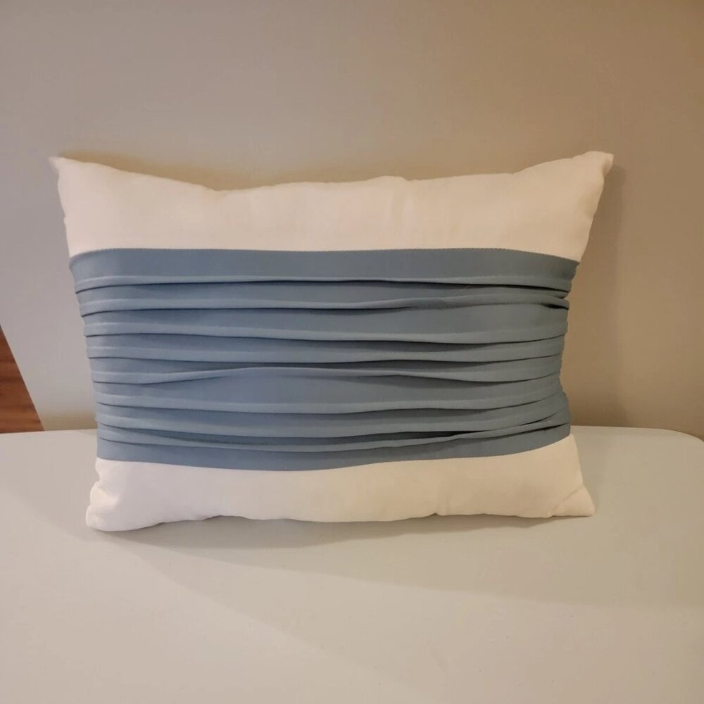 Pem America‎ Decorative Pillow Green & White